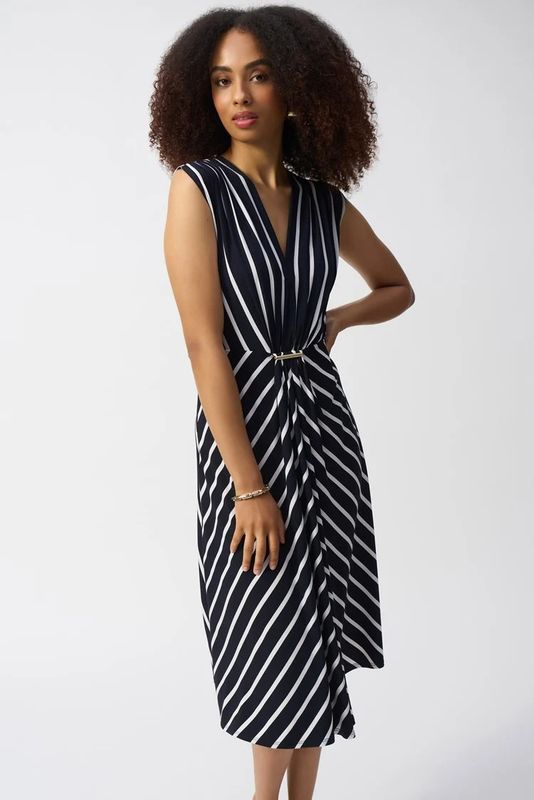Ribkoff - Stripe Fit and Flare Dress - 251295X