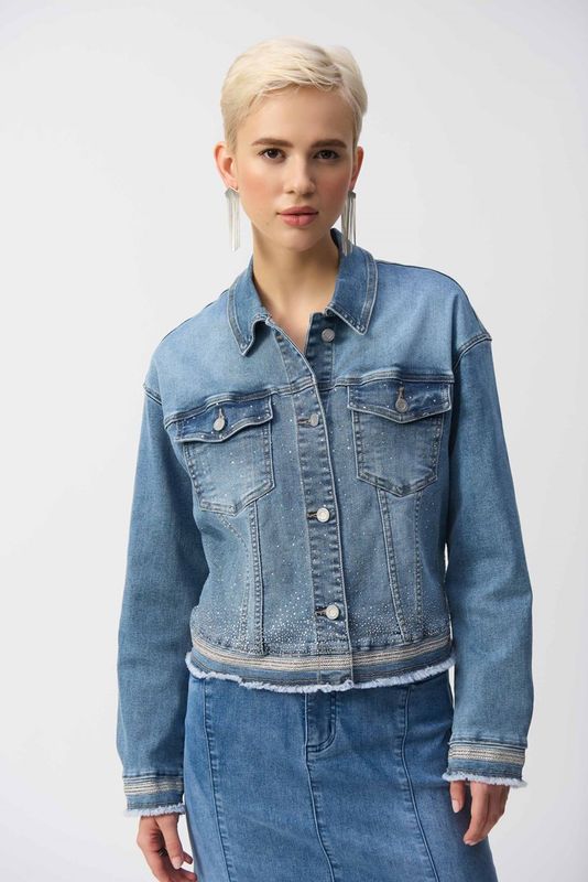 Ribkoff - Denim Jacket w/ Embroidery - 251953