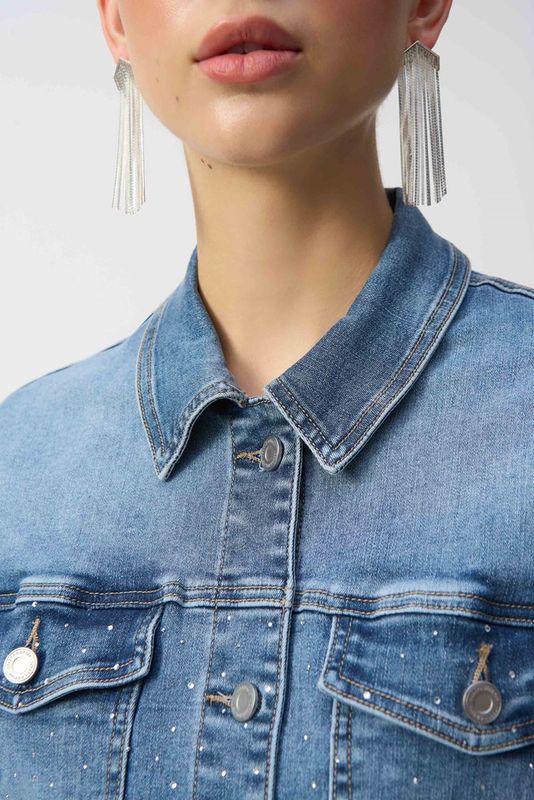 Ribkoff - Denim Jacket w/ Embroidery - 251953