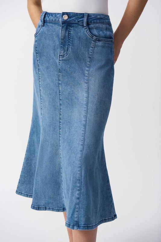 Ribkoff - Denim Trumpet Skirt - 251952
