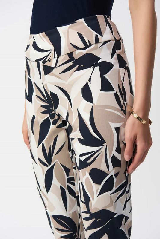 Ribkoff -  Tropical Print Slim Fit Pants - 251001