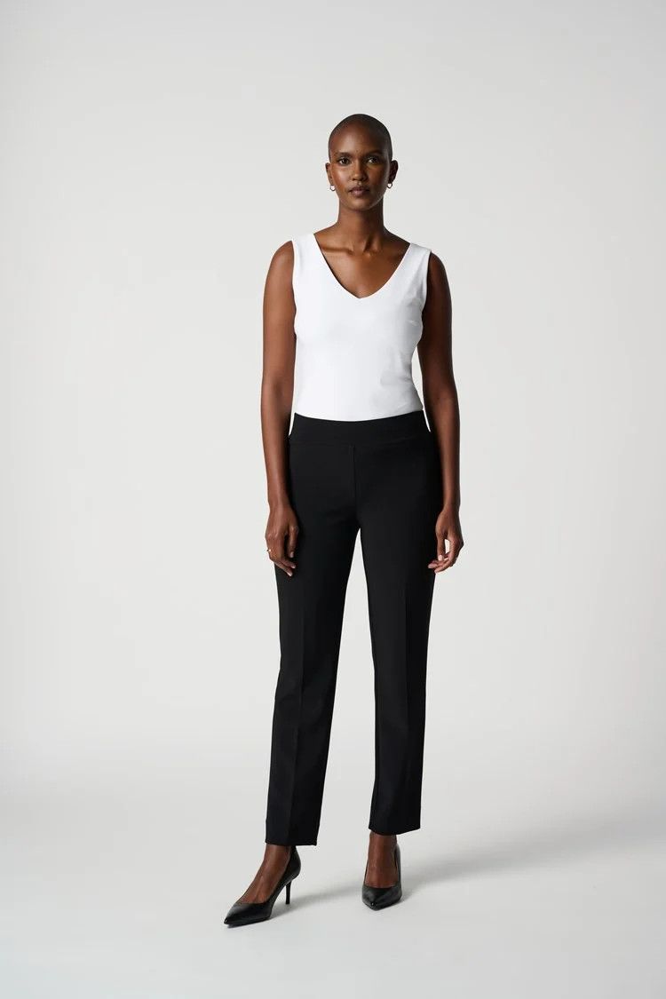 Ribkoff Essential Straight Leg Pant - 143105, Color: 11 - Black, Size: 4
