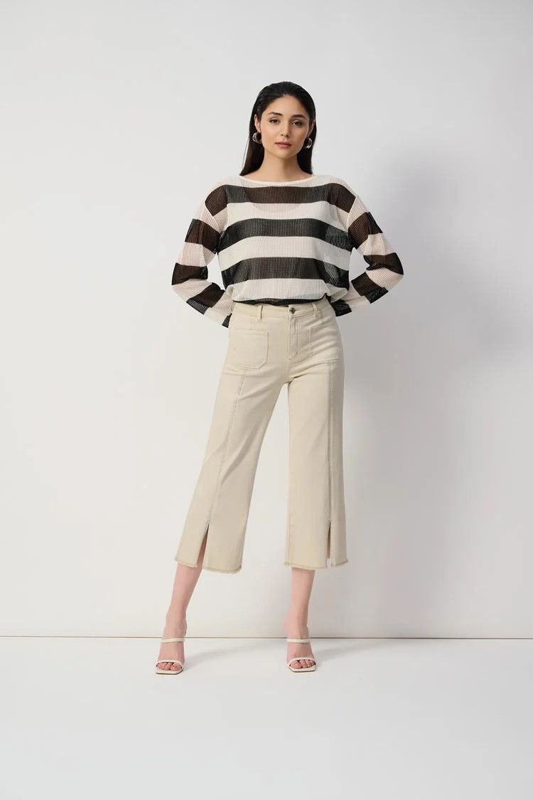 Ribkoff - Culotte Jeans w/ Embellished Seam - 251901, Color: 3854-Moonstone, Size: 6