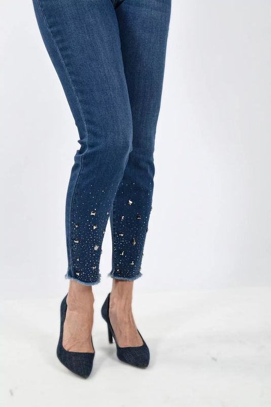 Lyman Blue Woven Denim Pant - 233807U