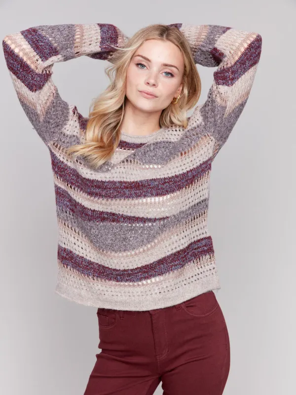 Charlie B - Patchwork Sweater Knit