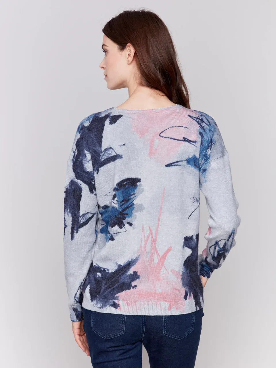 Charlie B - Plushy V-Neck Sweater