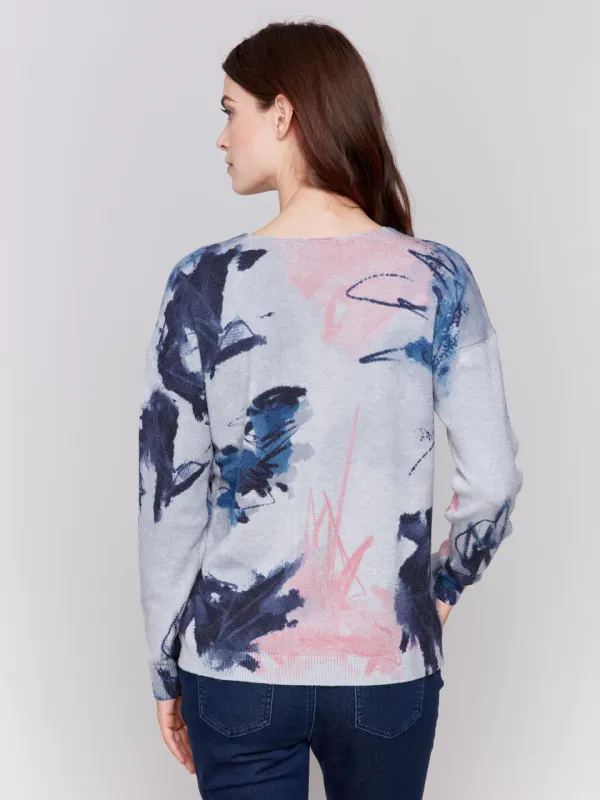 Charlie B - Plushy V-Neck Sweater