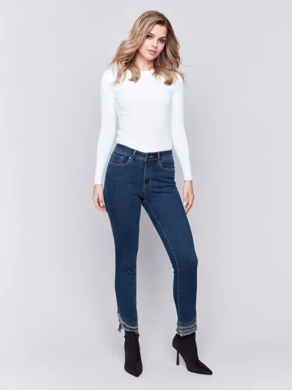 Charlie B - Ripped Hem Jeans