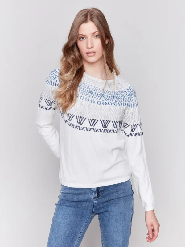 Charlie B - Ski Sweater w/ Raglan Sleeve