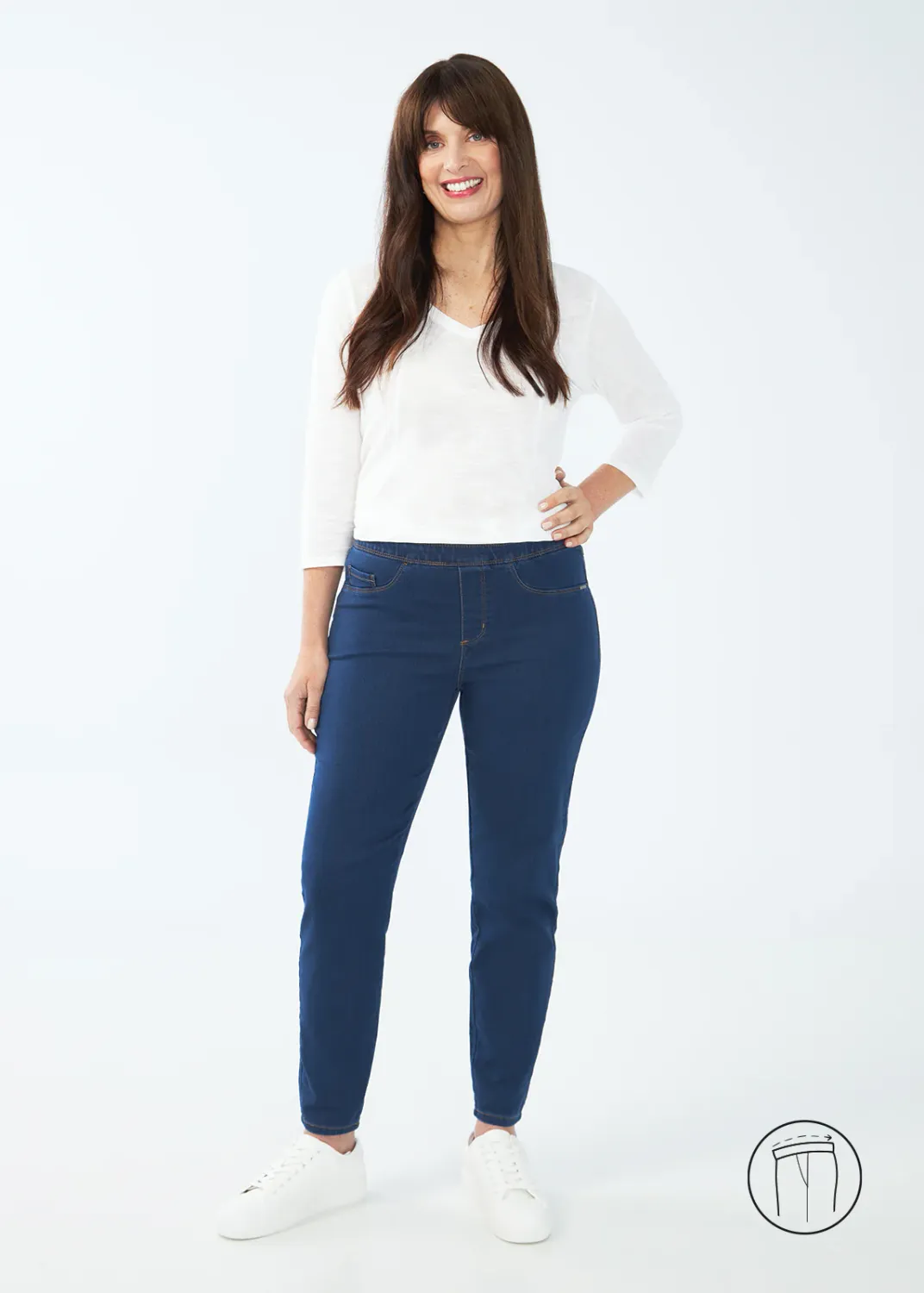 FDJ Pull On Ankle Jean - 273906