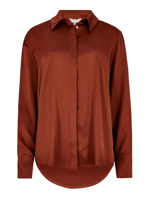 Apricot Oversize Hi Low Shirt - 889316