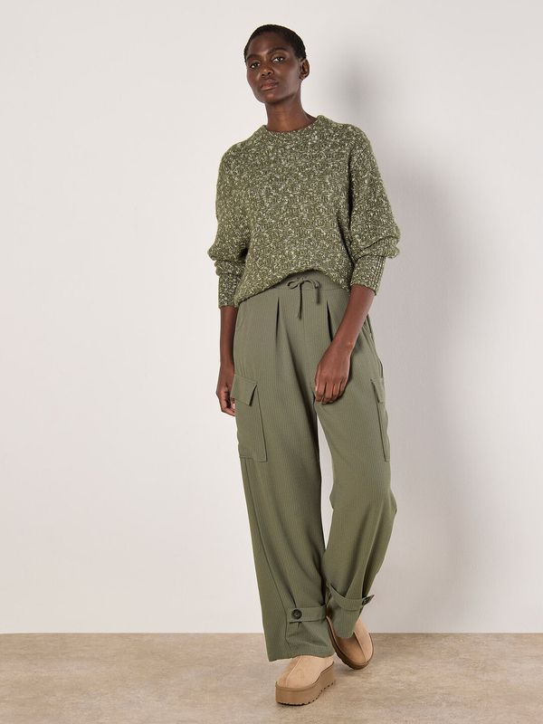 Apricot Stripe Boxy Sweater - 894518