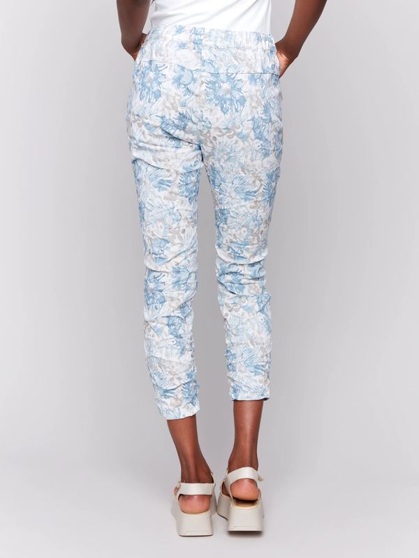 Charlie B Prntd Crinkle Jogger - C5219T