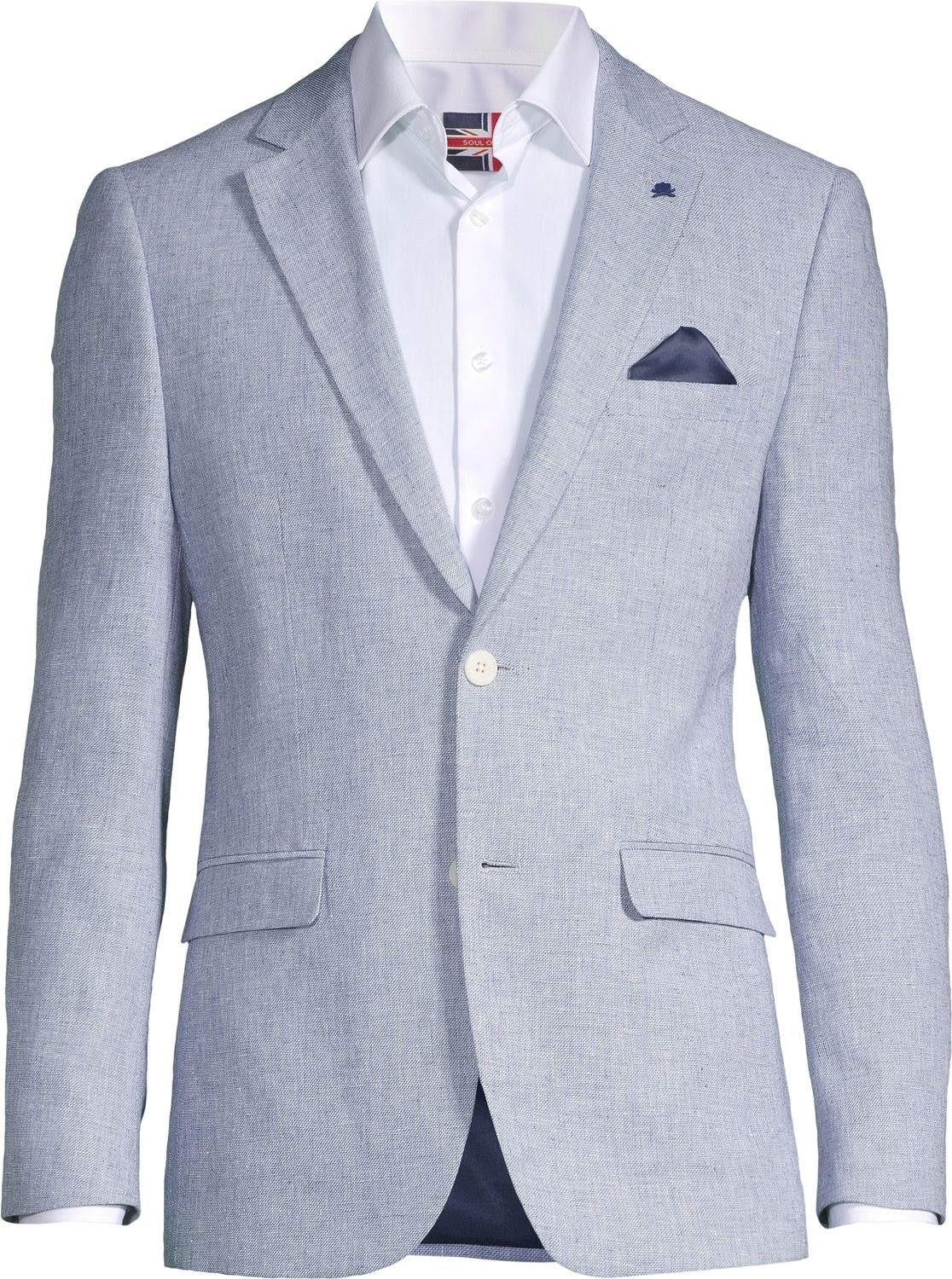 Soul Linen Blue Blazer - SOBL241105