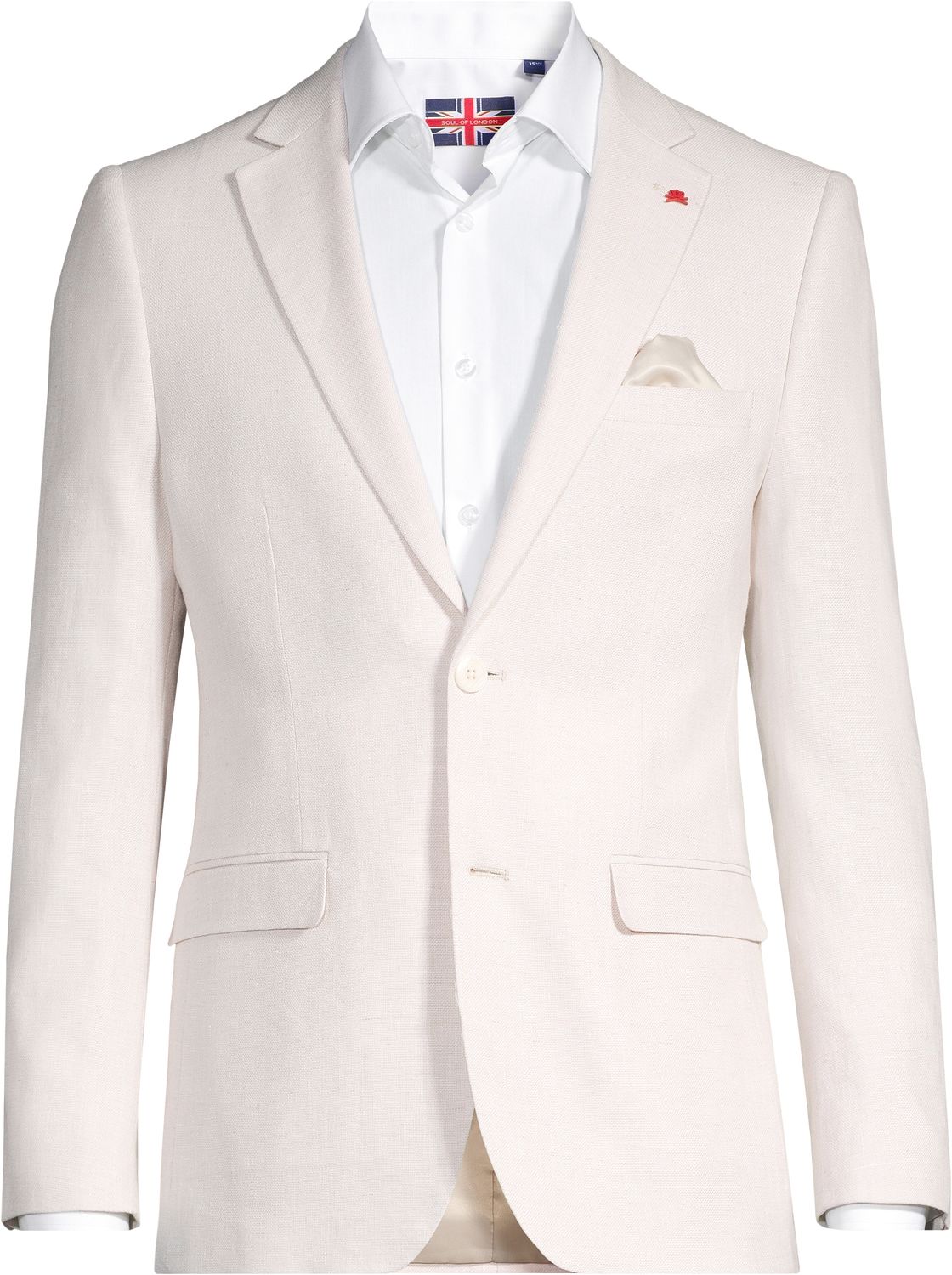 Soul Linen Off White Blazer - SOBL241105