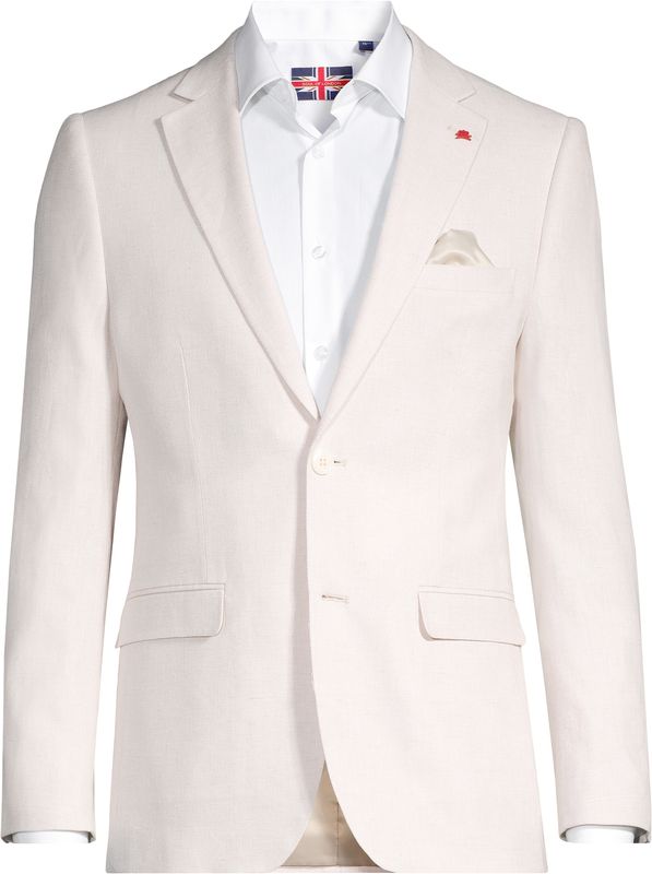 Soul Linen Off White Blazer - SOBL241105