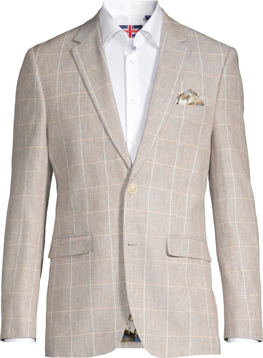 Soul Checked Linen Blazer - SOBL251100