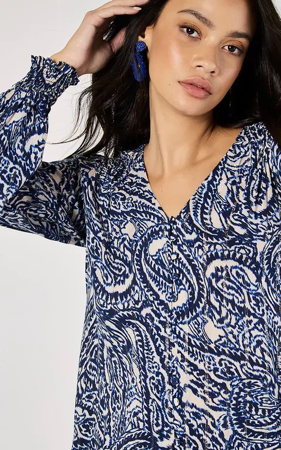 Apricot Paisley Top - 939844
