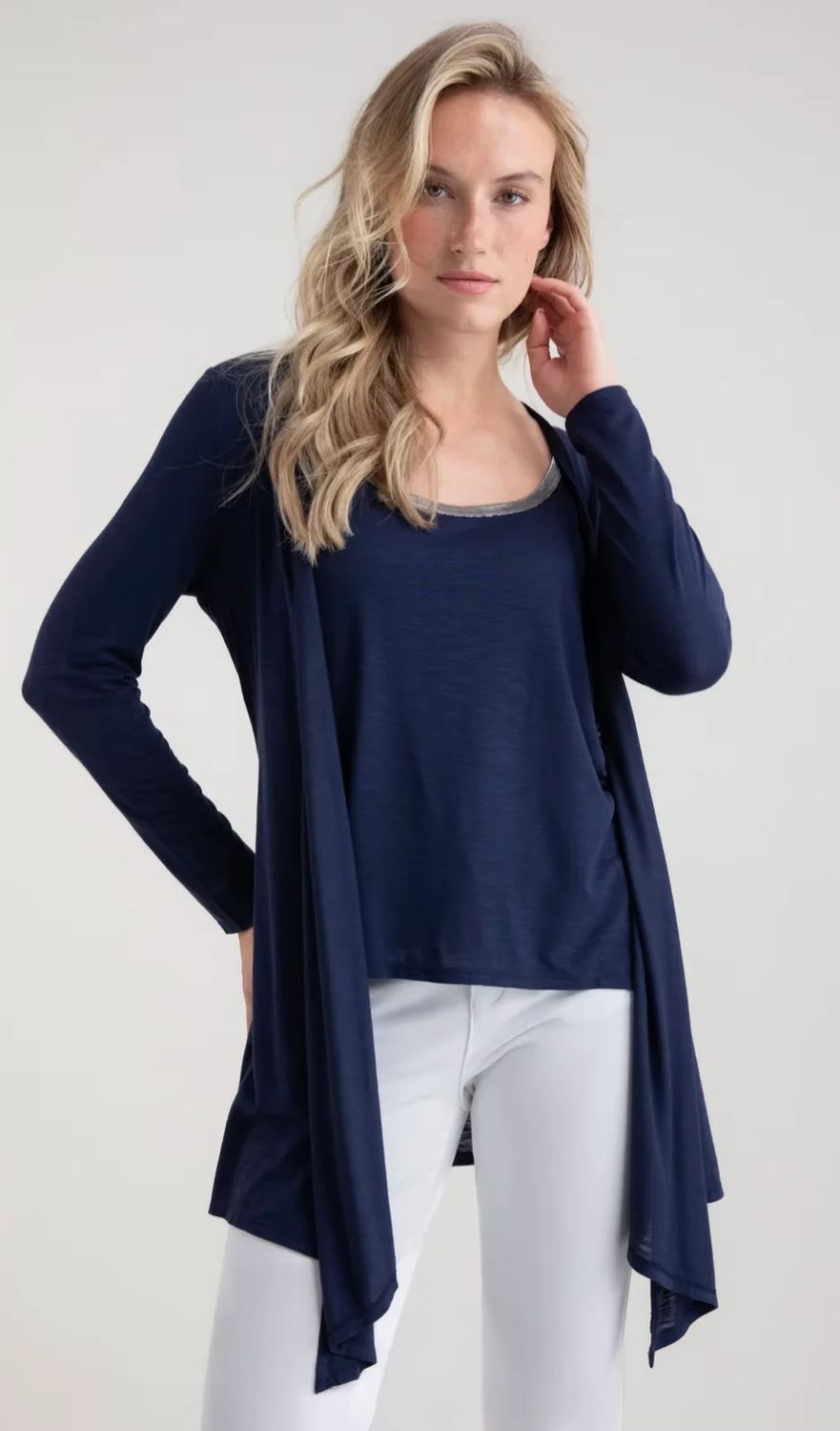 Marble - Waterfall Cardigan - 7862