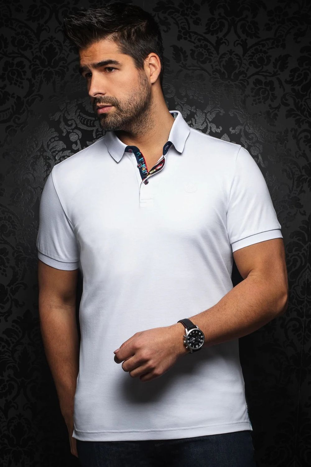 Au Noir Dry Fit Stretch Polo - Eagle