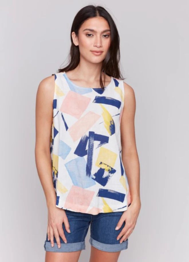 Charlie B Sleeveless Top - C4588