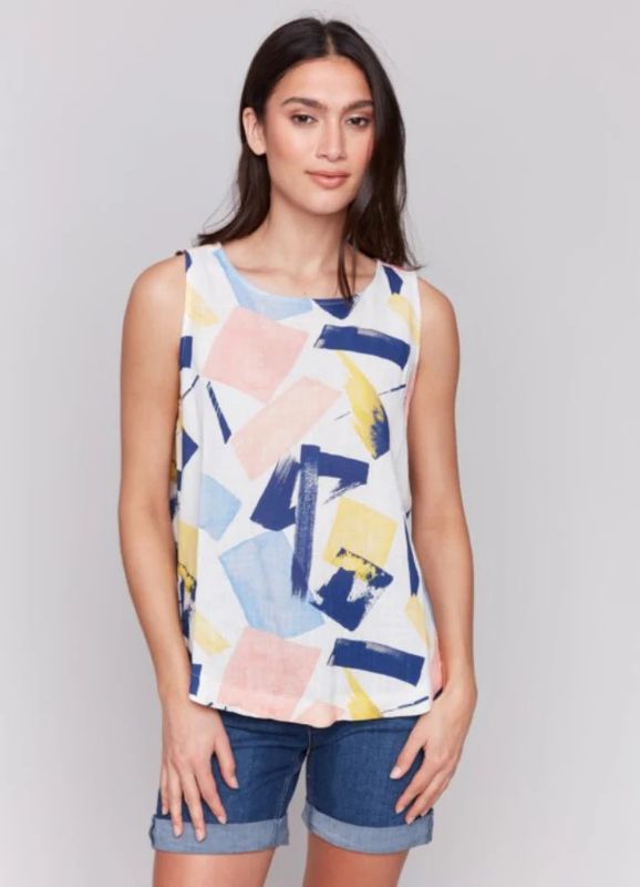Charlie B Sleeveless Top - C4588
