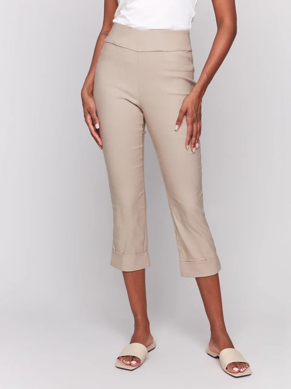 Charlie B Pull-On Capri Pant C5259T