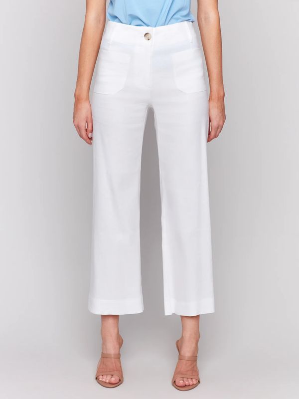 Charlie B Cropped Pant w/ Pockets C5462R