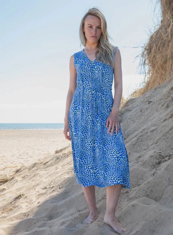 Marble Sleeveless Dress 7926