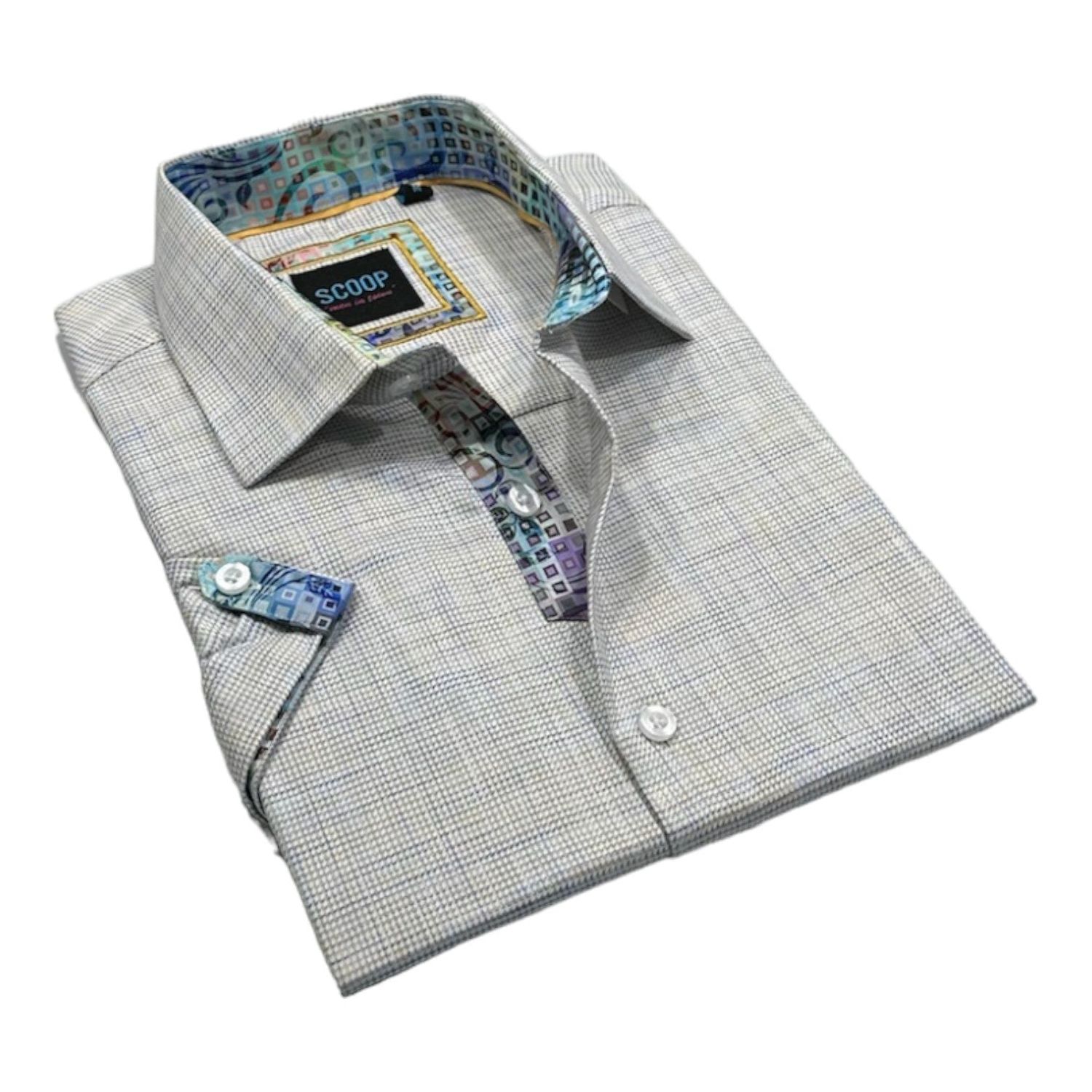 Scoop Cotton S/S Shirt - Tide