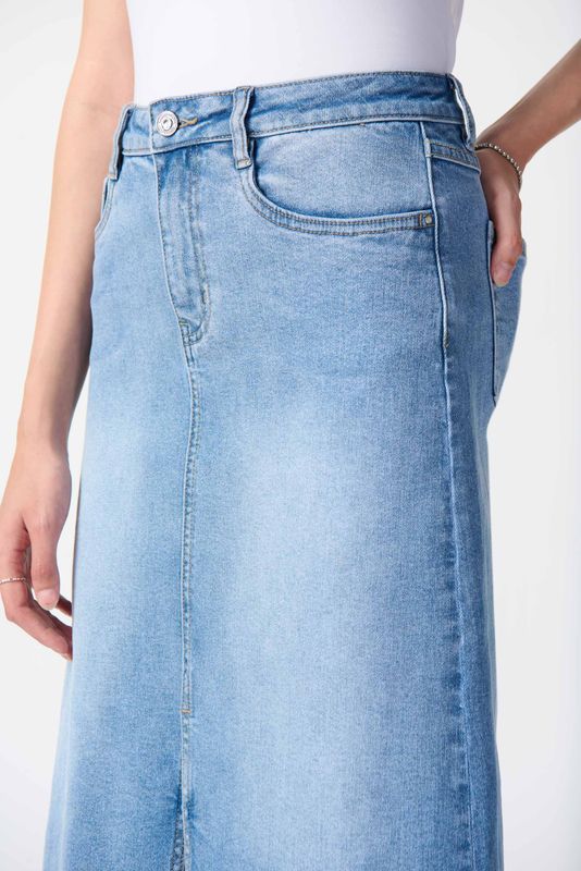 Ribkoff Knee-length Denim Skirt - 242919