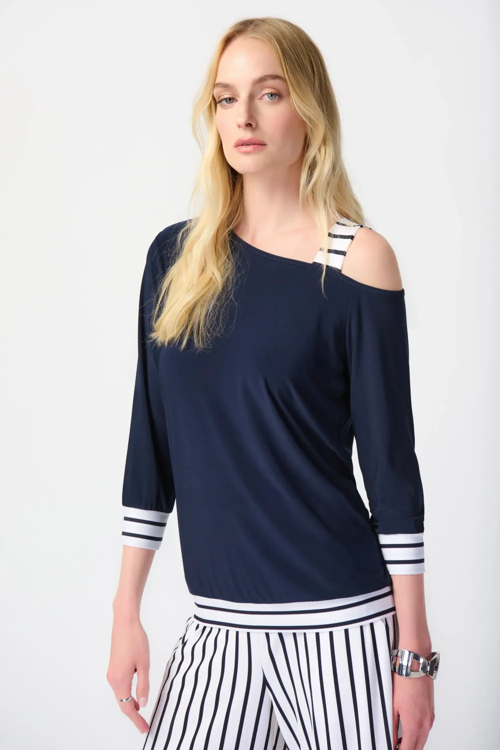 Ribkoff One-Shoulder Boxy Top - 241168