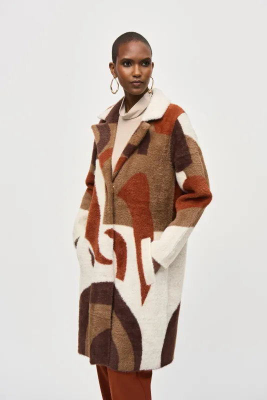 Ribkoff Oversized Abstract Coat - 243928