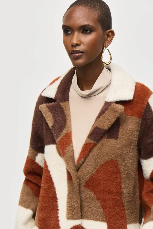 Ribkoff Oversized Abstract Coat - 243928