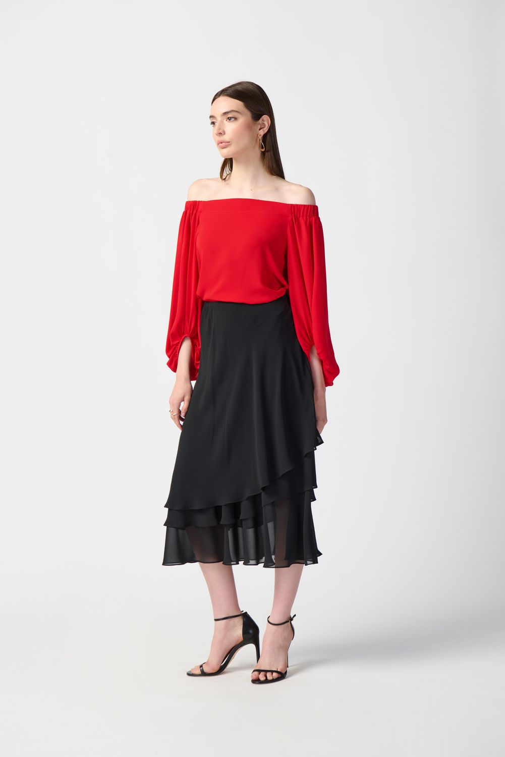 Ribkoff Layered Chiffon Skirt - 241232