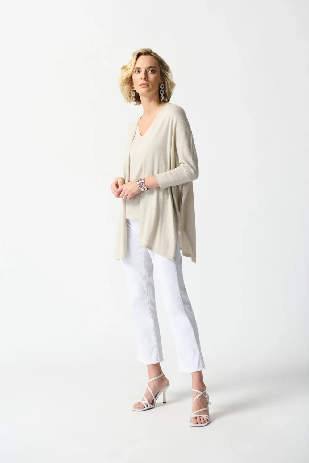 Ribkoff Lurex Two-Piece Sweater Cover-Up Set 242927