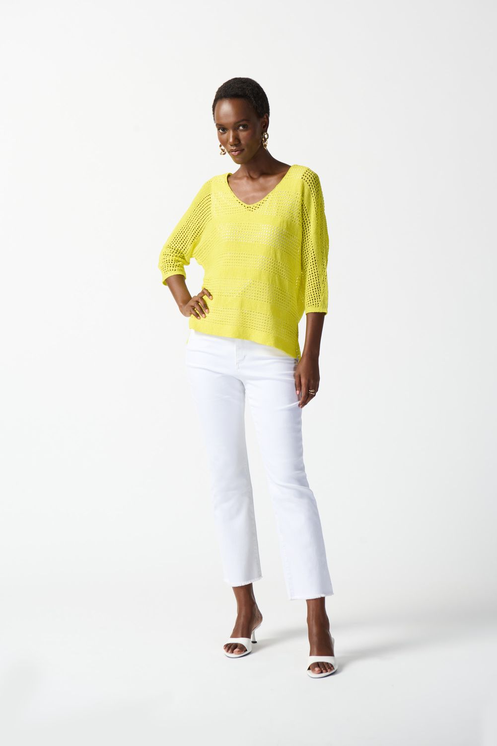 Ribkoff Open Stitch Pullover Sweater - 242903