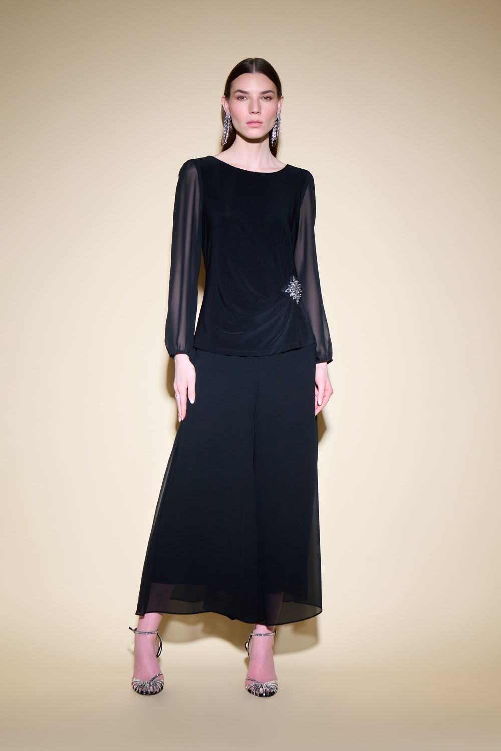 Ribkoff Top w/ Chiffon Sleeves 234702
