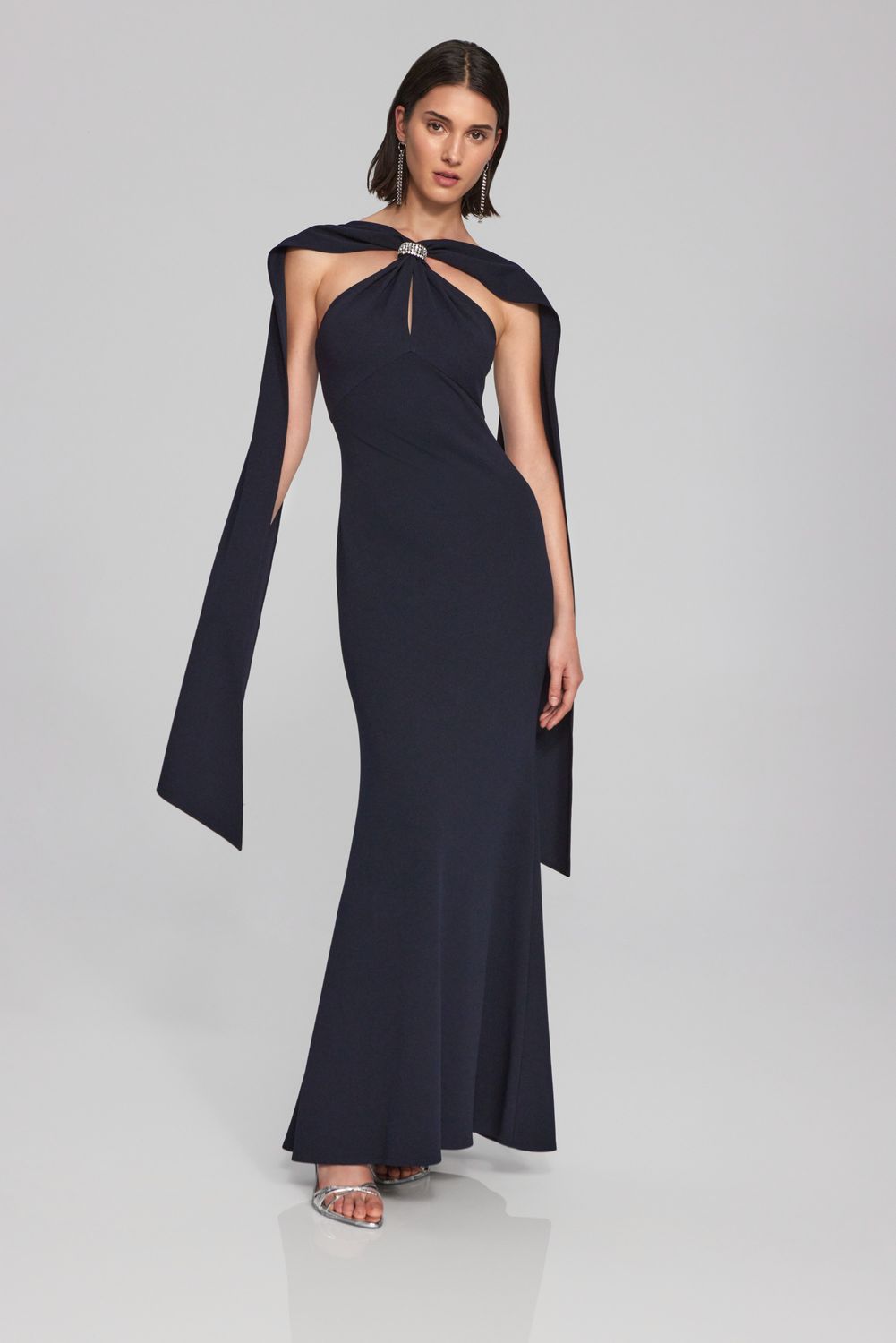 Ribkoff Trumpet Gown w/ Rhinestone 241786