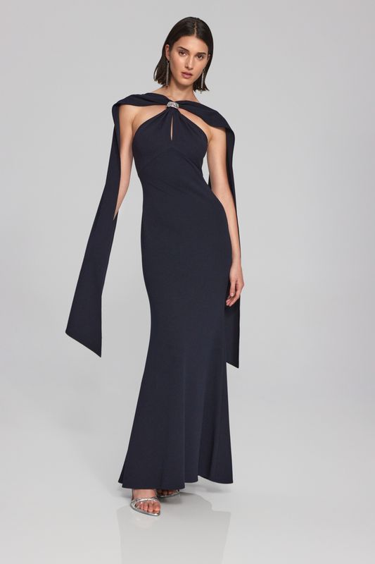 Ribkoff Trumpet Gown w/ Rhinestone 241786