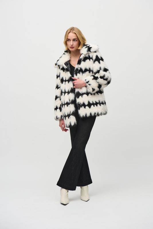 Ribkoff Reversible Faux Fur Coat - 244900