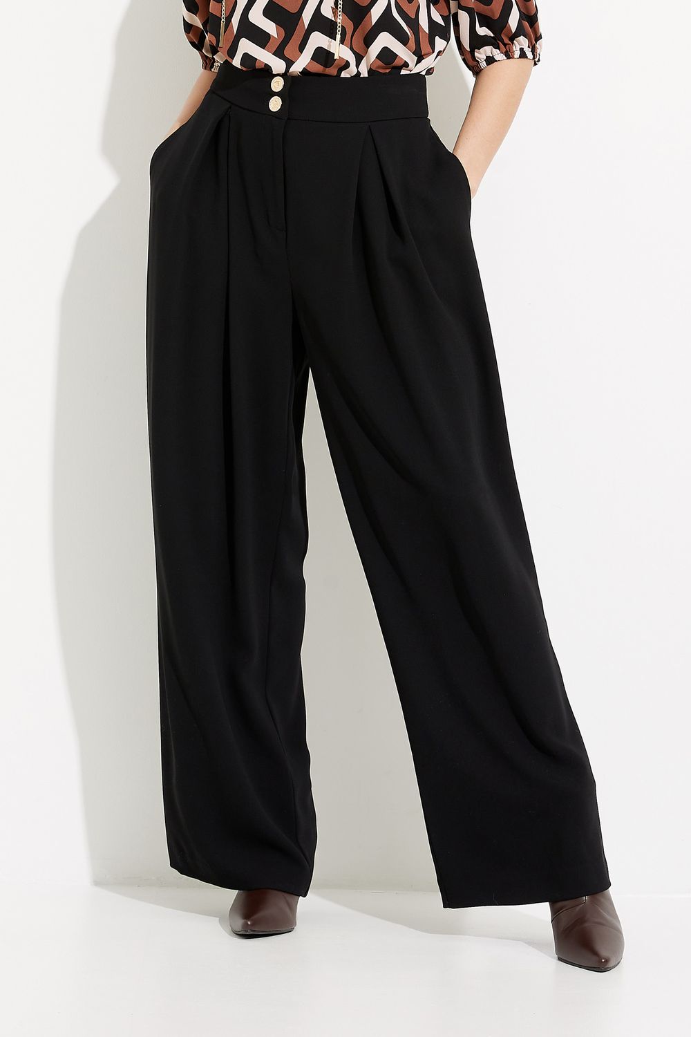 Ribkoff Woven Wide-Leg Pants - 233043