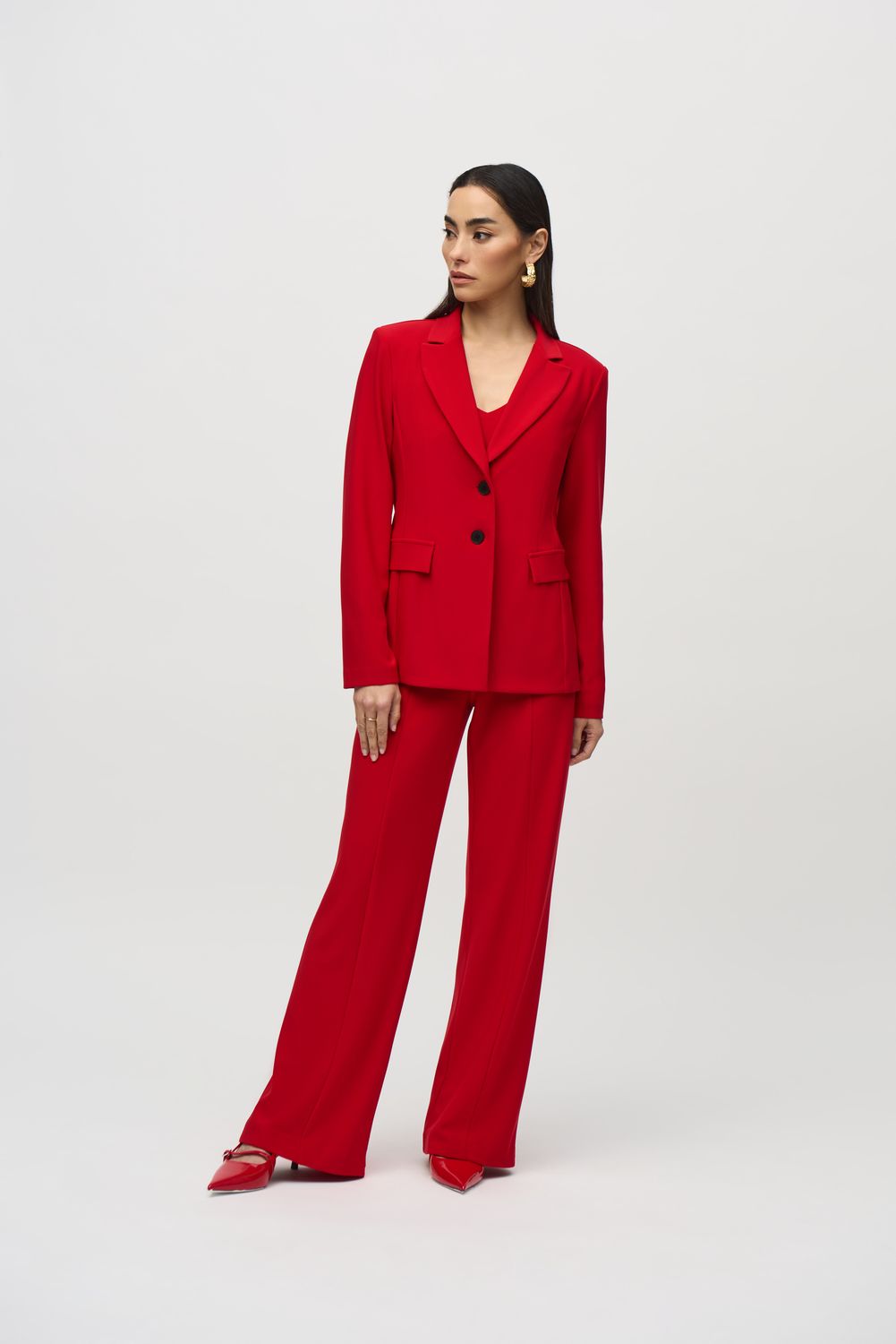 Ribkoff Silky Knit Fitted Blazer - 244095