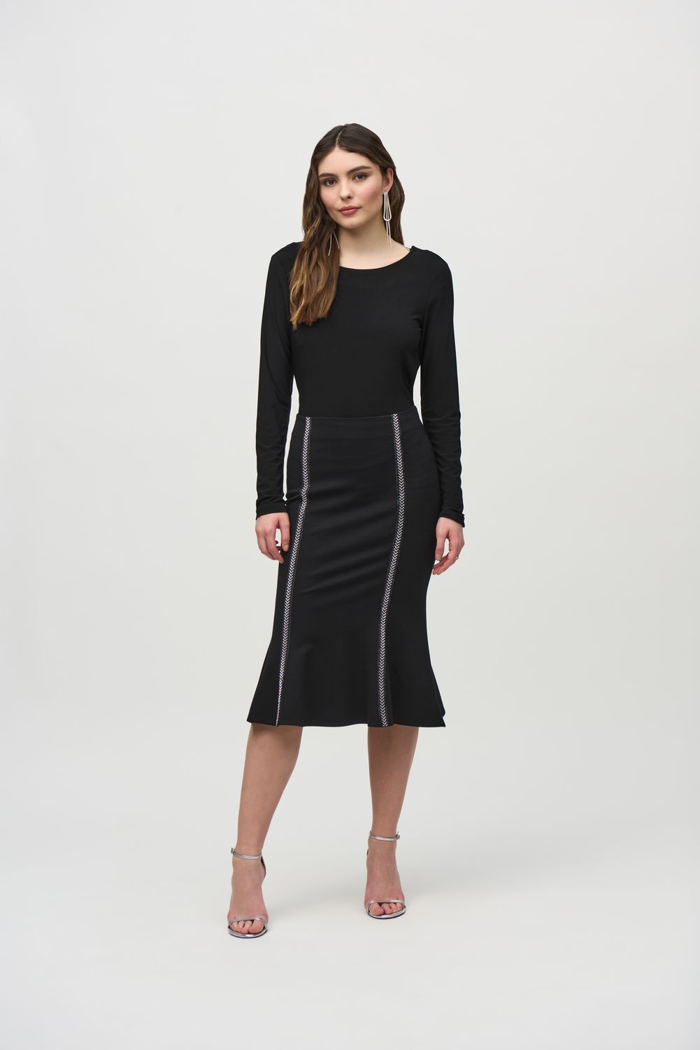 Ribkoff Trumpet Skirt w/ Rhinestone - 244136