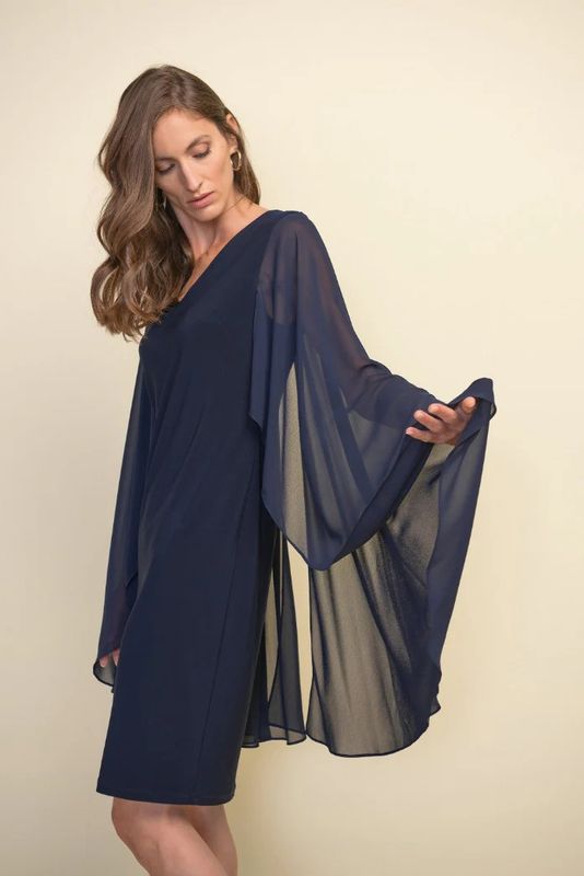 Ribkoff Dress w/Cape Attached 211341
