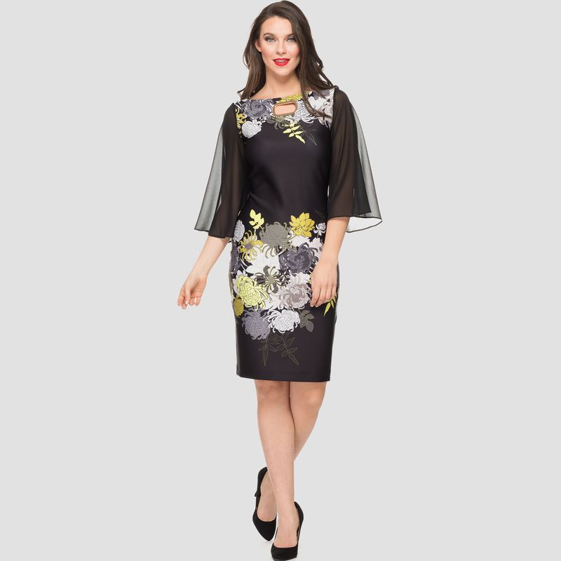 Ribkoff Black/Multi Dress Style 191706