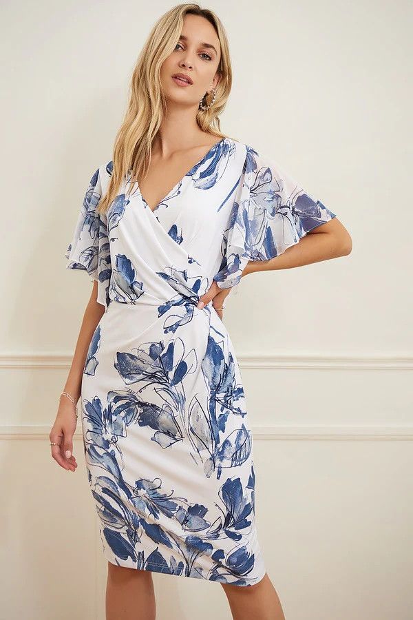 Ribkoff Floral Wrap Dress 221352