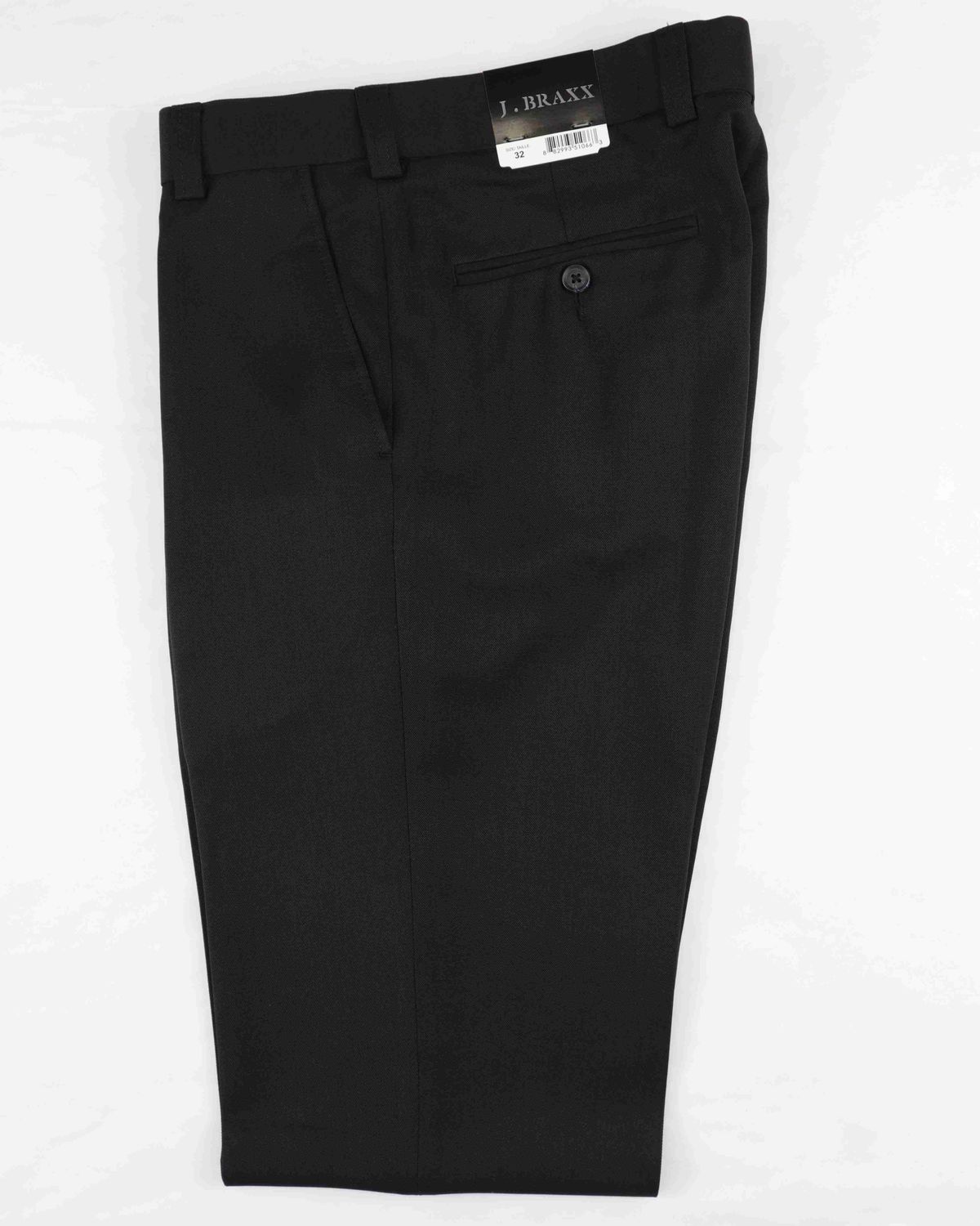 J. Braxx Flex Waist Dress Pant M23232081, Color: Black - 001, Size: 32