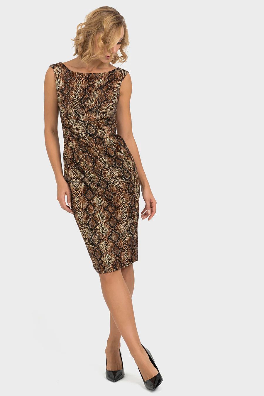 Ribkoff Snakeskin Print Dress 193558