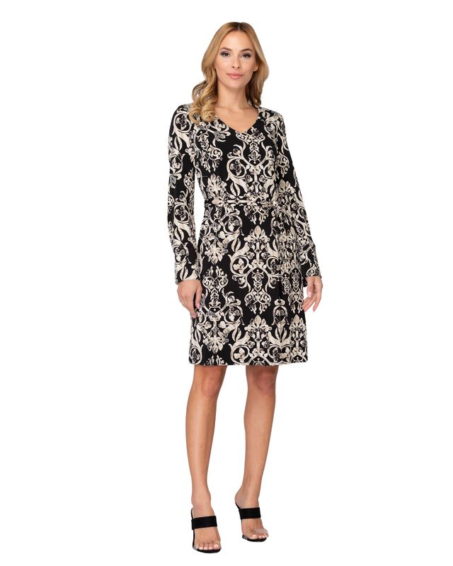 Ribkoff Monochromatic Fit &amp; Flare Dress 193664